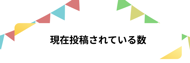 現在投稿されている数